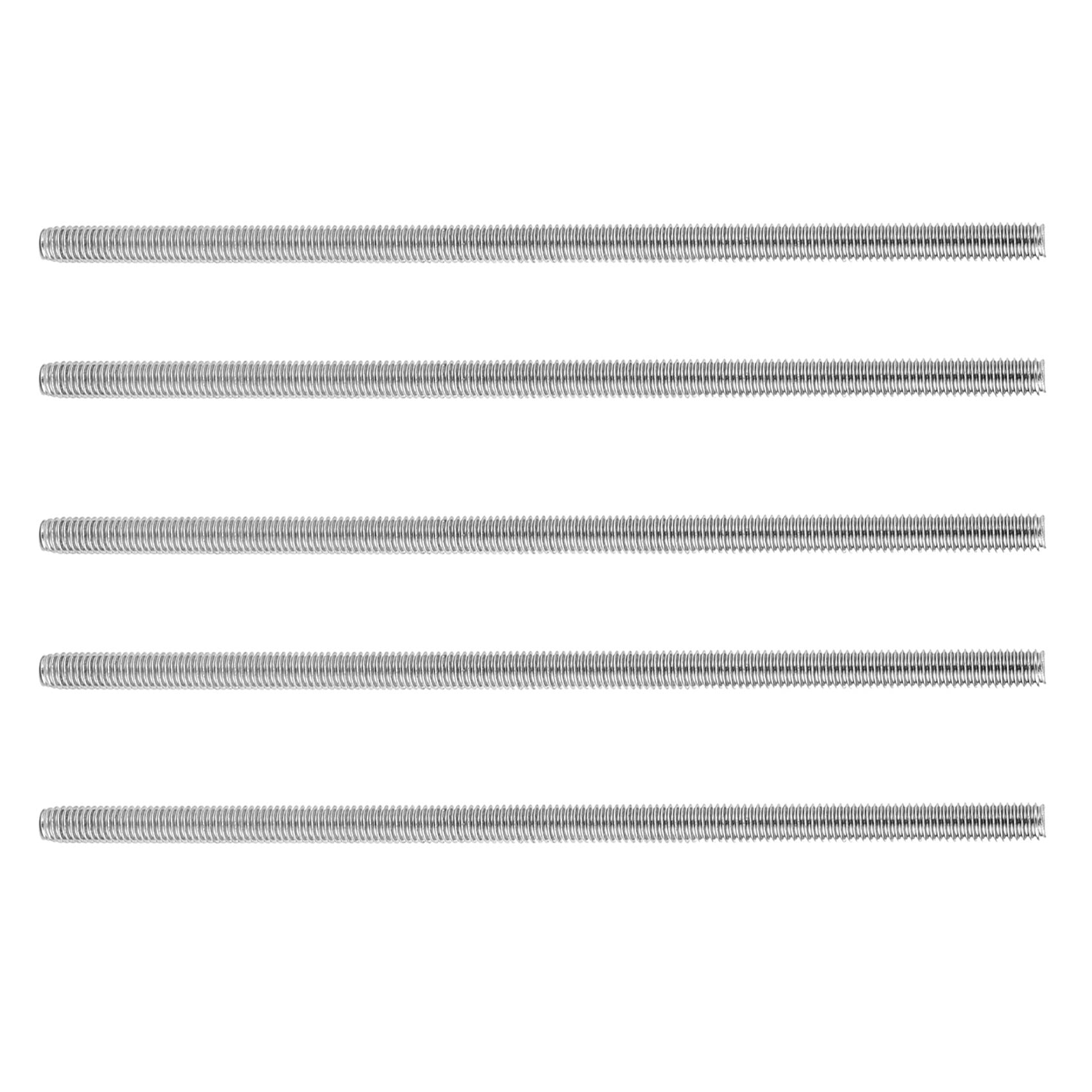 M6 x 150mm 304 Stainless Steel Fully Threaded Rod Bar Studs Hardware 20 Pcs