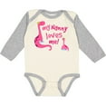 thumbnail image 3 of Inktastic My Nanny Loves Me Girls Long Sleeve Baby Bodysuit, 3 of 5