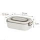 thumbnail image 4 of 1/2 /3layer Stainless Steel Lunch Box Bento Box Food Containers Portable Divided Insulated Lunch Box Kitchen Lunch Containers, 4 of 11