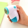 Battery Operated Fabric Shaver Lint And Fuzz Remover Blue Laundry Lint
