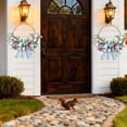 thumbnail image 4 of Artificial Spring Wreaths For Front Door 15" Easter Wreaths With Bow Easter Spring Wreath With White For Home Wall Window Farmhouse Springtime Easter De, 4 of 9