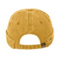 thumbnail image 5 of Classic Vintage Style Solid Color Sailor Brimless Skull Hat Casual Washed Cotton Rolled Cuff Harbour Hat Yellow, 5 of 5