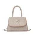 thumbnail image 5 of Bolso bandolera pequeño cuadrado con lazo estilo occidental, sencillo y de alto valor, estilo occidental, para mujer, 2025, 5 of 5