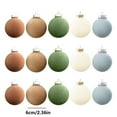 thumbnail image 3 of Holiday Deals Bigersell Christmas Ball Decorations for Tree New Christmas Balls Flocked Christmas Tree Ball Ornaments Plastic Balls Xmas Decorative Hanging Ornaments Christmas Decoration Multicolor, 3 of 9