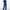 Blue, variant on SDNall Women Short Sleeve Playsuit Clubwear Straight Leg Jumpsuit With Belt