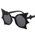 thumbnail image 6 of Eosunjian 1 Pair Unisex Retro Bat Shape Sunglasses Women Men Punk Eyewear Hip Hop Style Funny Sun Glasses Fashion Accessories, 6 of 13