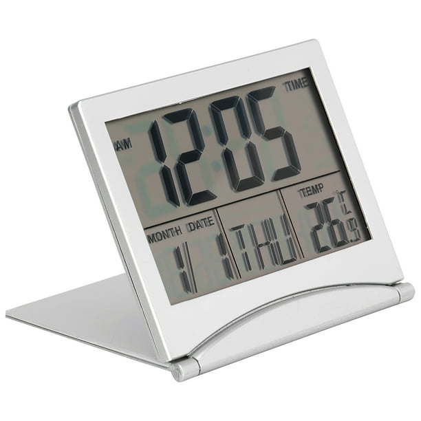 Reloj despertador digital de viaje plegable portátil Jadeshay A