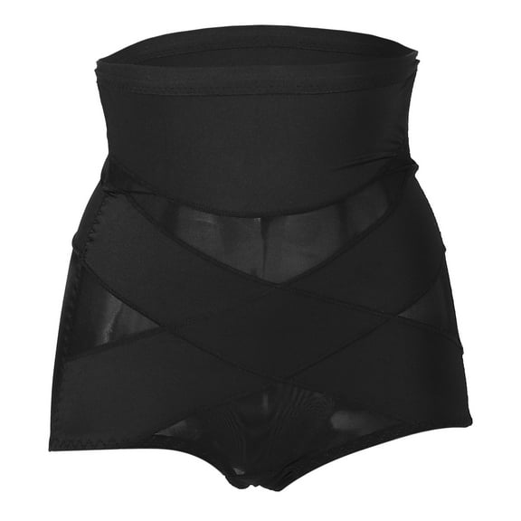Unique Bargains Women High Waist Slimming Body Shaping Tummy Control Shapewear L Black