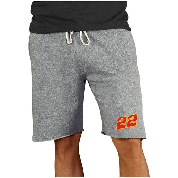 Men's Concepts Sport  Gray Joey Logano Mainstream Terry Shorts