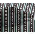 thumbnail image 4 of oneOone Viscose Chiffon Dusty Teal Green Fabric Stripe & Geometric Ethnic Dress Material Fabric Print Fabric By The Yard 42 Inch Wide, 4 of 4