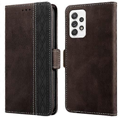 For Samsung Galaxy A53 5G Stitching Side-Magnetic RFID Leather Phone Case