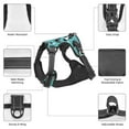 thumbnail image 4 of No Pull Dog Harness For Large Dogs Easy Walk Dog Vest Adjustable Collars Harnesses & Leashes Set Breathable Oxford Outdoor Walking Safety Reflective Strip Killer Whale Pattern Animal, 4 of 9