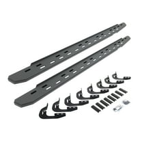 Go Rhino 69605880SPC RB30 Slim Line Running Boards with Mounting Bracket Kit For 14-19 GMC, Chevrolet Fits select: 2014-2019 CHEVROLET SILVERADO, 2014-2019 GMC SIERRA