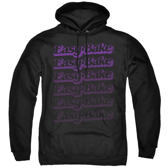 Easy Bake Oven Faded Adult Pullover Hoodie Sweatshirt Black