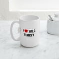 thumbnail image 5 of CafePress - I * Wild Turkey Large Mug - 15 oz Ceramic Large White Novelty Mug, 5 of 6