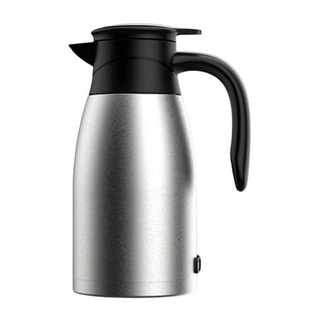 

Portable 24 Truck Kettle Boiler Temperature Display Intelligent 1400ml Heater Cup Heated Water Boiler for Tea Water Camping Travel