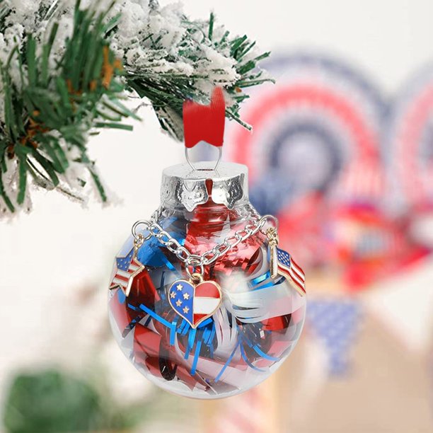 Independence Day Ball Ornament Patriotic Hanging Ball Decoration