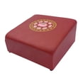 thumbnail image 4 of Cojín de meditación tipo puf tatami antideslizante, elegante cojín de suelo de madera de cuero sintético, asiento de meditación para adultos, sala de Estilo C, 4 of 8
