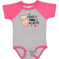 thumbnail image 3 of Inktastic I Love You a Latte with Coffee Cup Boys or Girls Baby Bodysuit, 3 of 5