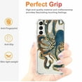 thumbnail image 5 of Blue Octopus Case for Samsung Galaxy S23,Aesthetic Art Design Pattern Soft TPU Bumper Case Cover, 5 of 5