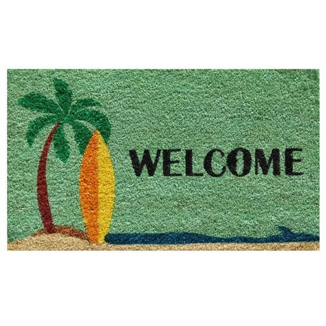 Calloway Mills 121871729 17 x 29 in. Surfs Up Rectangular Doormat, Multi Color