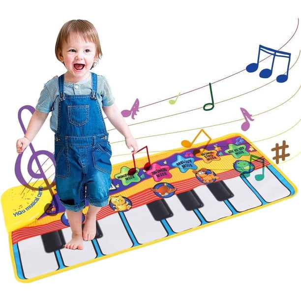 Alfombrilla de Musicales de Piano para Niños Teclados de Piano Juguete Instruments Regalos para Niños Niñas