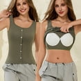 thumbnail image 7 of Shrysg Women’s Summer V Neck Sleeveless Tank Top - Comfortable Breathable Polyester Casual Wear - Perfect for Daily Activities, 7 of 7