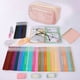 thumbnail image 4 of RKSTN pencil Packet Large Capacity Pencil Case Pouch With Zipper Spacious Opening Pen Bag School Office Storage For Students Girls Boys Adults, 4 of 8