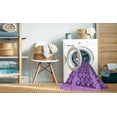 thumbnail image 2 of Ahgly Company Machine Washable Indoor Rectangle Transitional Heliotrope Purple Area Rugs, 6' x 9', 2 of 7