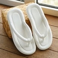 thumbnail image 3 of Dakaela Cloud Flip Flops for Women Soft Puffy Pillow Slides Bathroom Slippers Shower Shoe Sandals, 3 of 5