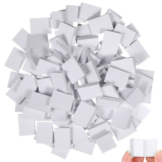 100 libros en miniatura para casa de muñecas, escala 1:12, en blanco. Ideales para decorar estanterías, manualidades y juegos de simulación.