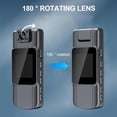 thumbnail image 5 of Portable HD Action Camera, 1080p mini Wearable Action Camera, Night Vision Actions Cameras, Police Body Camera, Body Cam with Audio, Video Camera Recorder (Direct Recording 4K + Bracket), 5 of 7