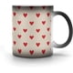 thumbnail image 5 of Taza de Cerámica Negra con Forma de Corazón Que Cambia de Color y Se Activa con La Temperatura para Bebidas Calientes Como Chocolate y Té., 5 of 6
