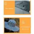 thumbnail image 5 of Wide Brim Sun Hats, Men and Women Bucket Hat for Fishing Hiking Garden Lawn Work Safari Camping Outdoor Travel, 5 of 9
