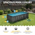 thumbnail image 2 of Funsicle 18 Ft Oasis Designer Lap Above Ground Pool with Pump, Rectangular Frame, 2 of 6