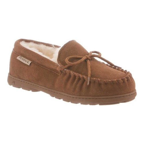 wide moccasin slippers