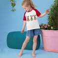 thumbnail image 4 of RXIRUCGD 2025 Vêtements d'Été pour Enfants Tout-Petits Garçons Filles Mode Mignon Col Rond Imprimé Manches Courtes Haut, 4 of 6