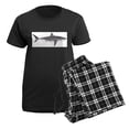 thumbnail image 5 of CafePress - Great White Shark Women's Dark Pajamas - Women's Short Sleeve Print T-Shirt and Pants Dark Cotton Pajama Set, 5 of 7