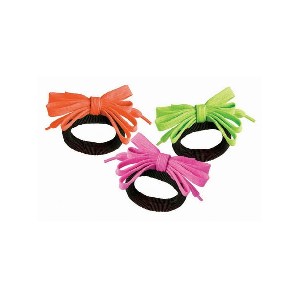 Halloween Shoelace Hair Ties 3 Pack Halloween Shoelace Hair Ties 3 Pack