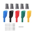 thumbnail image 4 of 70 conectores banana de seguridad de 4 mm para multímetro, P3005B, 1000 V/10 A, para soldadura, 4 of 12