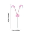 thumbnail image 3 of 1 PC Christmas Elf Leg Pick - Pink Tree Decoration Ornament Plastic Filler Decor for Home Office Party, 3 of 6