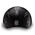 thumbnail image 4 of DAYTONA DOT Slim Line Skull Cap 1/2 Half Motorcycle Helmet Graphics 21 Styles, 4 of 6