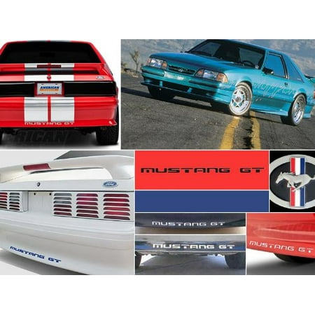 BDTrims | Bumper Plastic Letters Inserts fits 1987-1993 Mustang GT Models