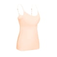 thumbnail image 4 of Womens Tank Tops with Built in Bra Womens Tanks & Camis Fitted Tank Tops Padded Crop Top Workout Crop Tops Shelf Bra Tank Tops for Women Under Tank Tops for Women Yellow 3XL, 4 of 6