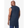 thumbnail image 2 of KingSize Men's Big & Tall Shrink-Less Longer-Length Lightweight Muscle Pocket Tee, 2 of 6