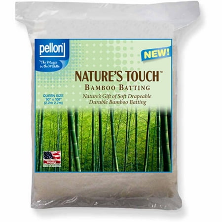 Pellon Cotton Blend Batting, off-White. Queen Size Precut Package 1 Pack