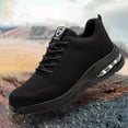 thumbnail image 1 of Zapatos de trabajo unisex Zapatos de deporte transpirables con punta de acero Zapatos de seguridad (38 negro) Ehuebsd Tenis De Mujer Tenis De Hombre, 1 of 5
