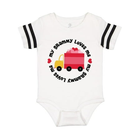 

Inktastic Grammy Loves Me grandchild Gift Baby Boy or Baby Girl Bodysuit