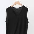 thumbnail image 4 of Ohufall Women's Modal Pajamas Sleeveless Crew Neck Tops Soft Comfortable Solid Color Lounge Pajama Tops, 4 of 4