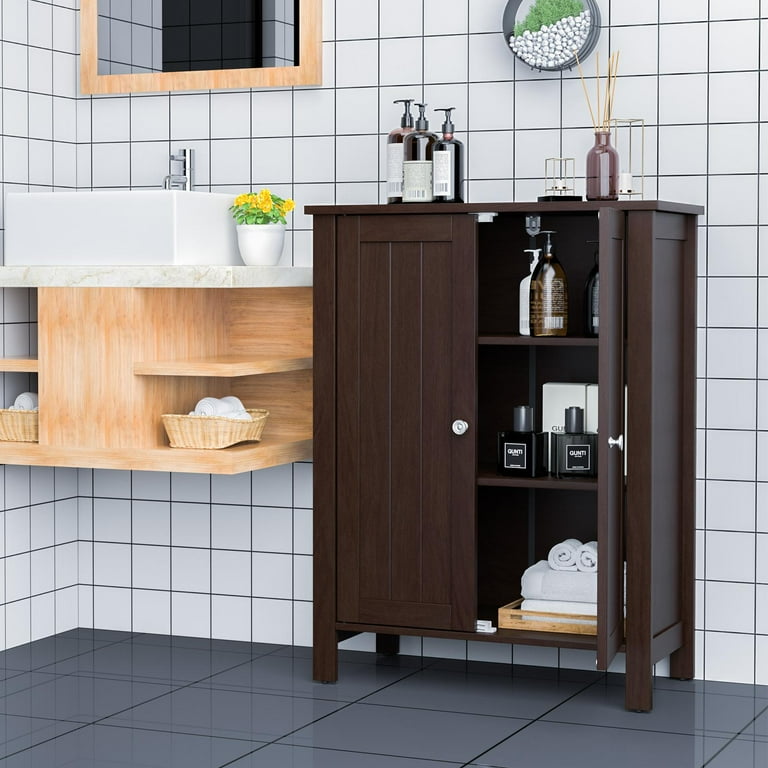  ANTSKU Narrow Bathroom Floor Cabinet, Small Bathroom